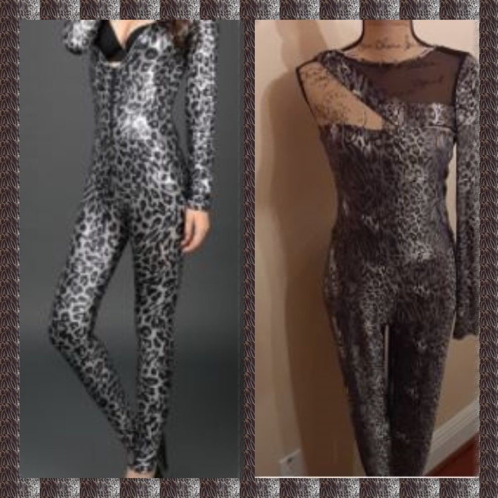 Apple Bottoms Liquid Leopard Jumpsuit (Read)